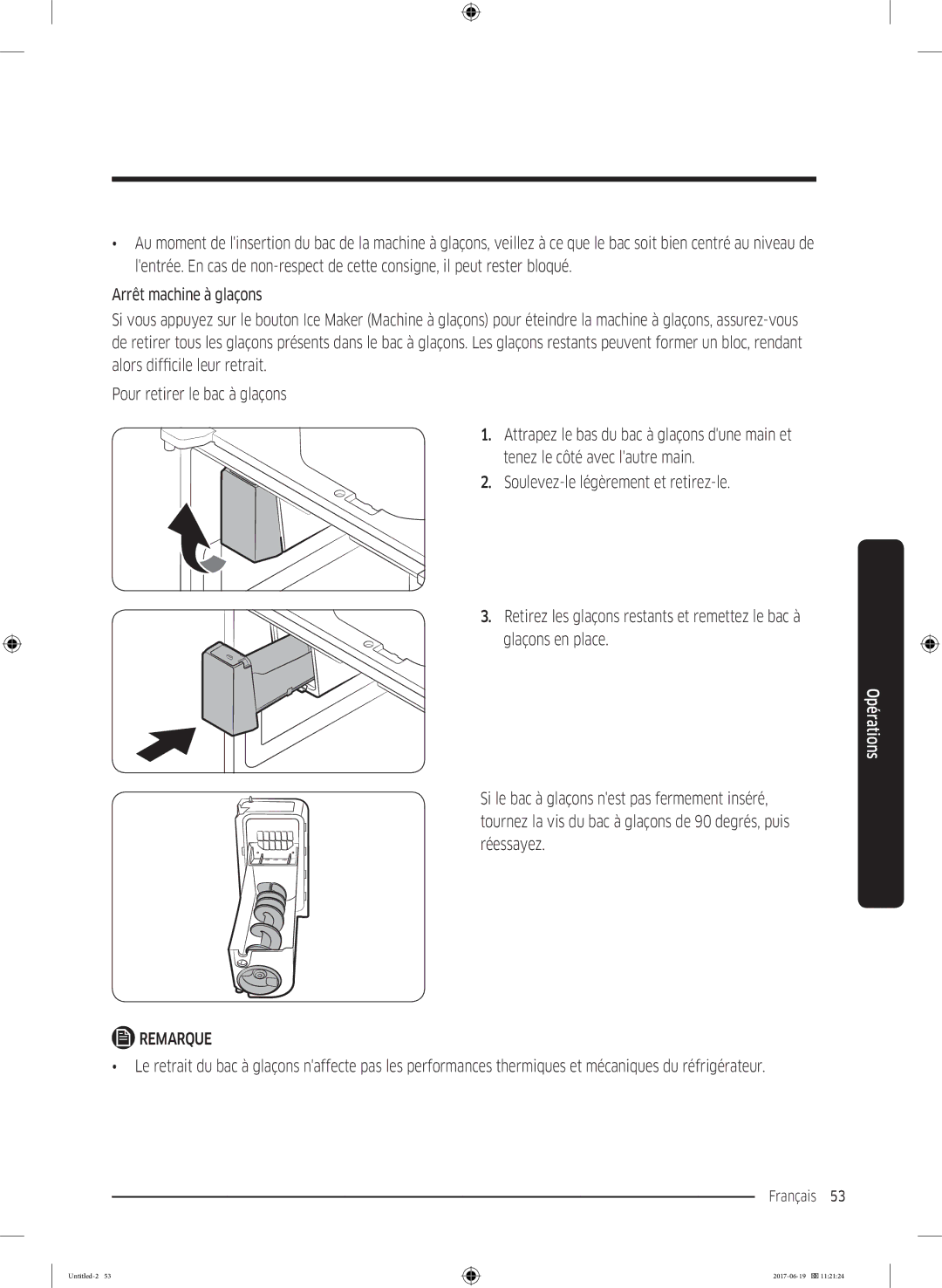 Samsung RF56M9380SG/EF manual Français 53  